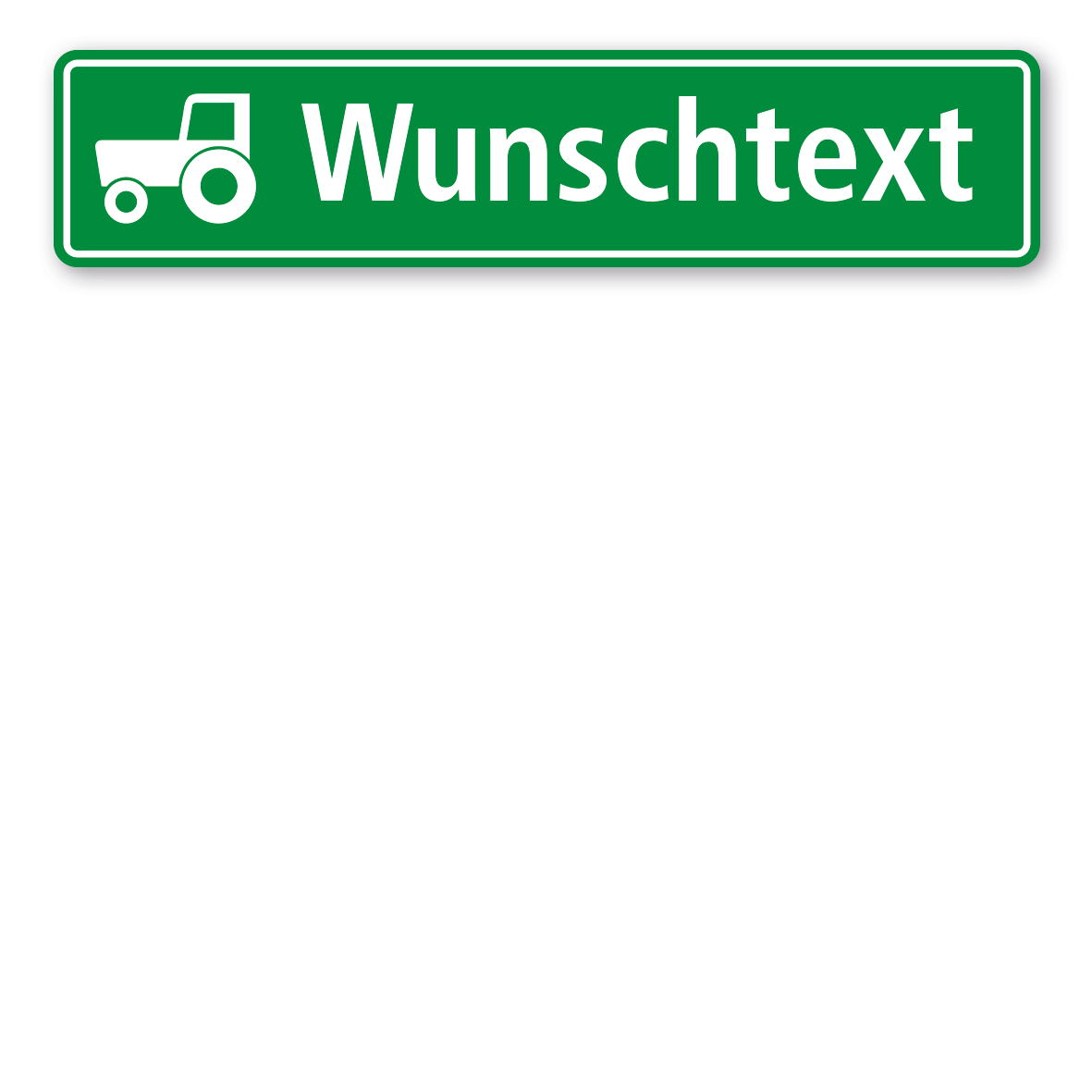 LKW-IND-03-Ihr-Wunschname-gruen-Traktor-Schrift-normal