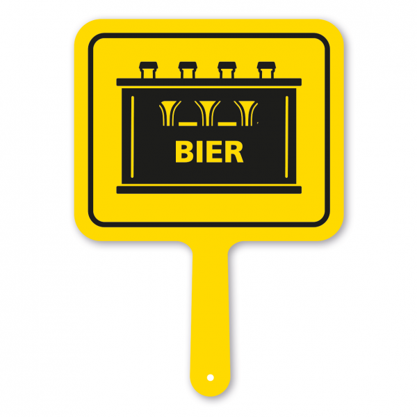 Originelles Formschild – Bierkasten – Motivschild