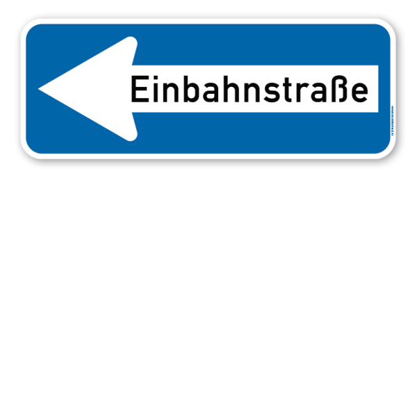 Bodenkleber für Lern- und Bewegungspfade - Einbahnstraße linksweisend - Verkehrszeichen VZ-220-10 - BWP-02-01-64 – Verkehrserziehung
