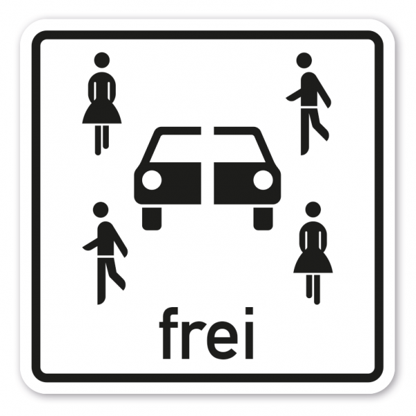 Verkehrsschild Carsharing - Fahrgemeinschaften frei – VZ 1024-21