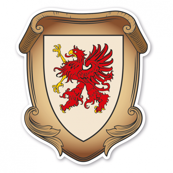 Maibaumschild / Wappen Pommern - Wappen A